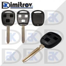Кутийка ключ 3 бутона TOY43 Toyota Avensis Corolla Yaris Rav4